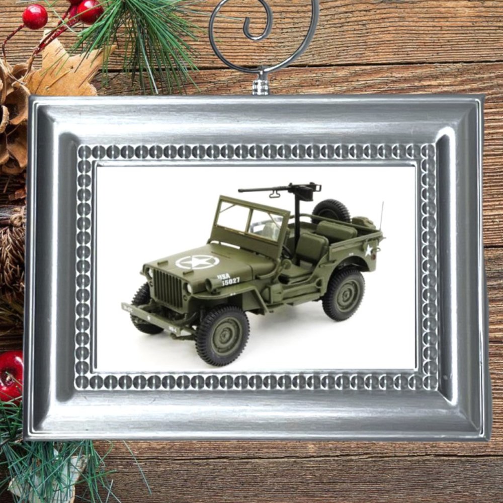 United States US Military Army 1941 Jeep USA Christmas‎ Tree Ornament